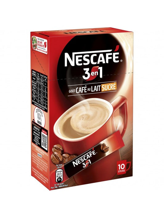 10x Nescafé 3in1 Nestlé 165g